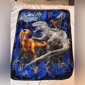 🦖 Jurassic World Plush Throw Blanket – Kids Dinosaur Blanket